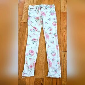 Free People Women's Floral Jeans Size 24